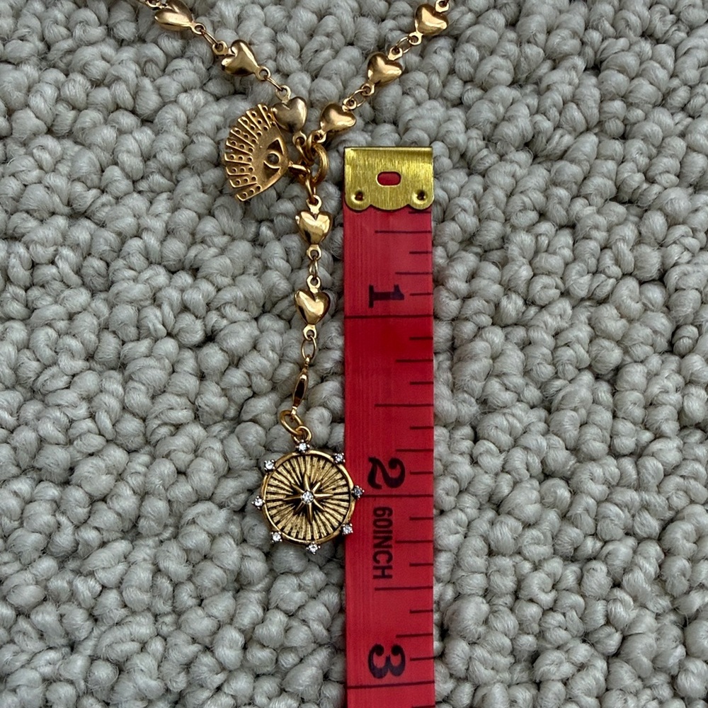 NIB Elizabeth Cole Sandy Necklace $175 amazing deal gift box! - Picture 9 of 11